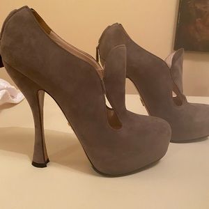 Prada High heel booties. Excellent condition